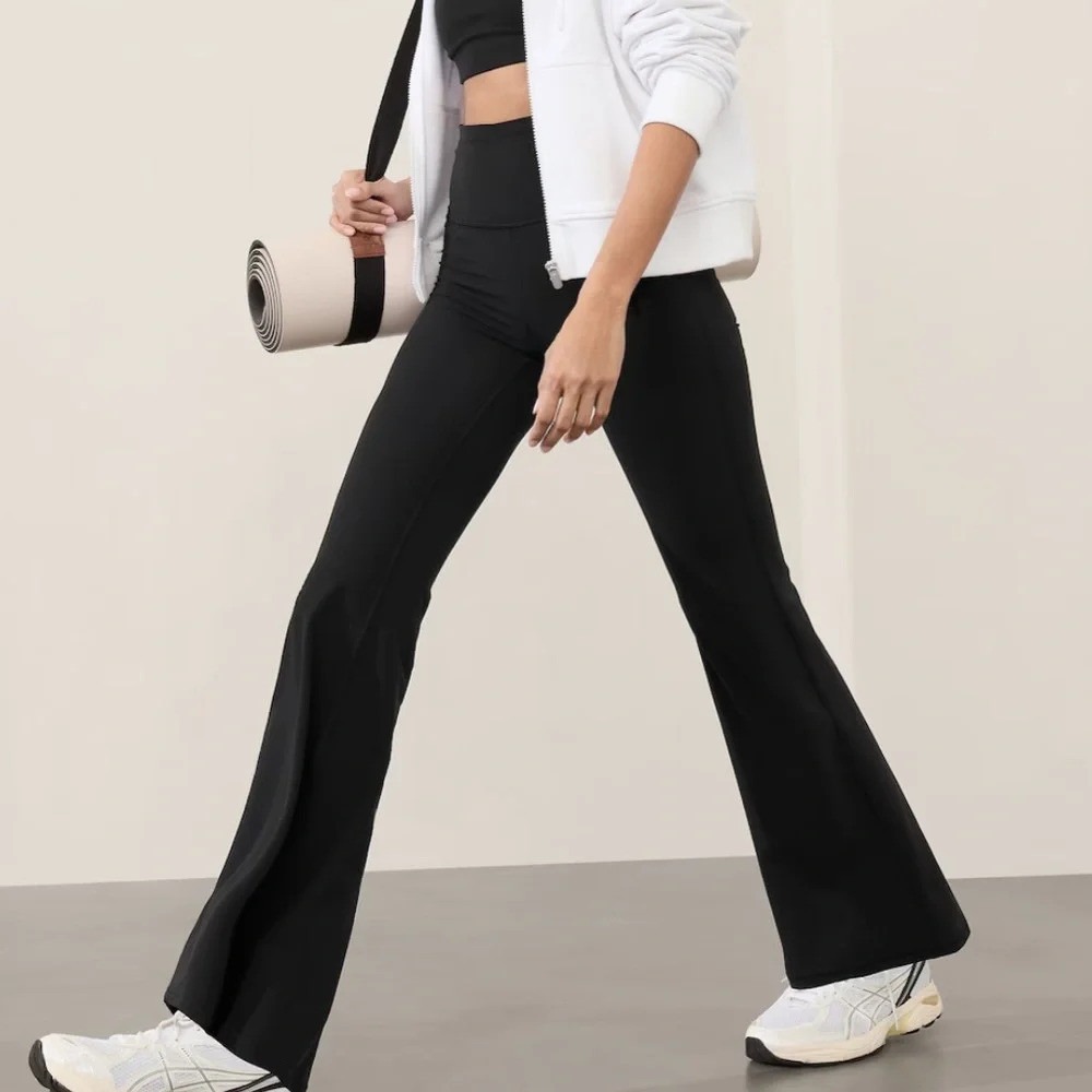 Athleta Elation Ultra High Rise Flare Pant Black